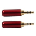 thumbnail image 2 of STARTIST 2.5mm 3 Poles Male Plug Aluminum Stereo Plug Wire Connector Plug Earphone, 2 of 7