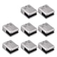 thumbnail image 1 of Abrazadera para vidrio LIUYMXG Paquete de 8 Abrazaderas cuadradas de acero inoxidable de 8 a 10 mm, 1 of 4