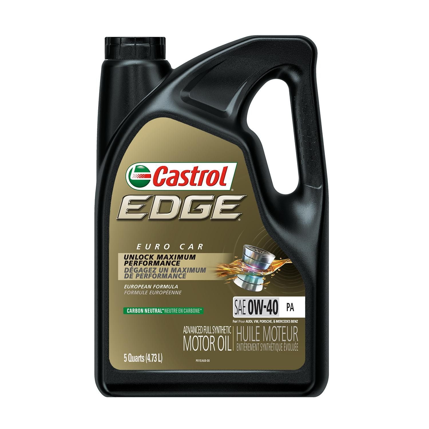 Castrol EDGE 0W-40 A3/B4 Full Synthetic Motor Oil, 4.7L - Walmart.ca