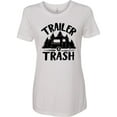 thumbnail image 3 of Inktastic Trailer Trash Camping Humor Women's T-Shirt, 3 of 5