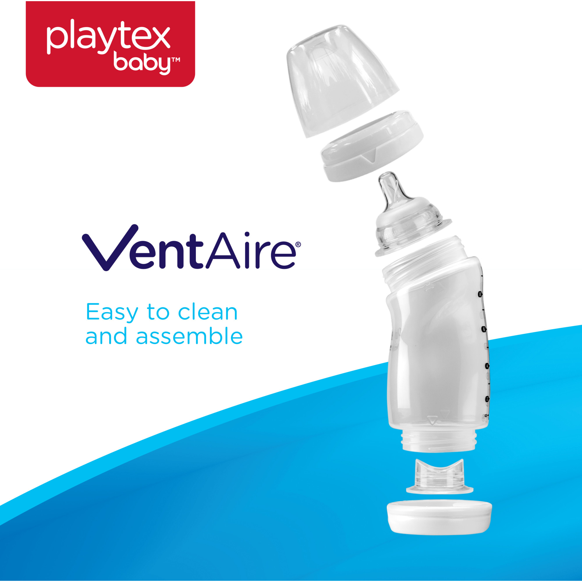 Playtex Baby VentAire Complete Tummy Comfort 6oz 3-Pack Baby Bottle - image 5 of 9