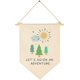thumbnail image 1 of Arte de pared para guardería, regalo para dormitorio de guardería, My Sun My Moon and All of My Stars, lienzo colgante con bandera, cartel de pared, decoración, regalo para bebés, niños, niñas, niños,, 1 of 4