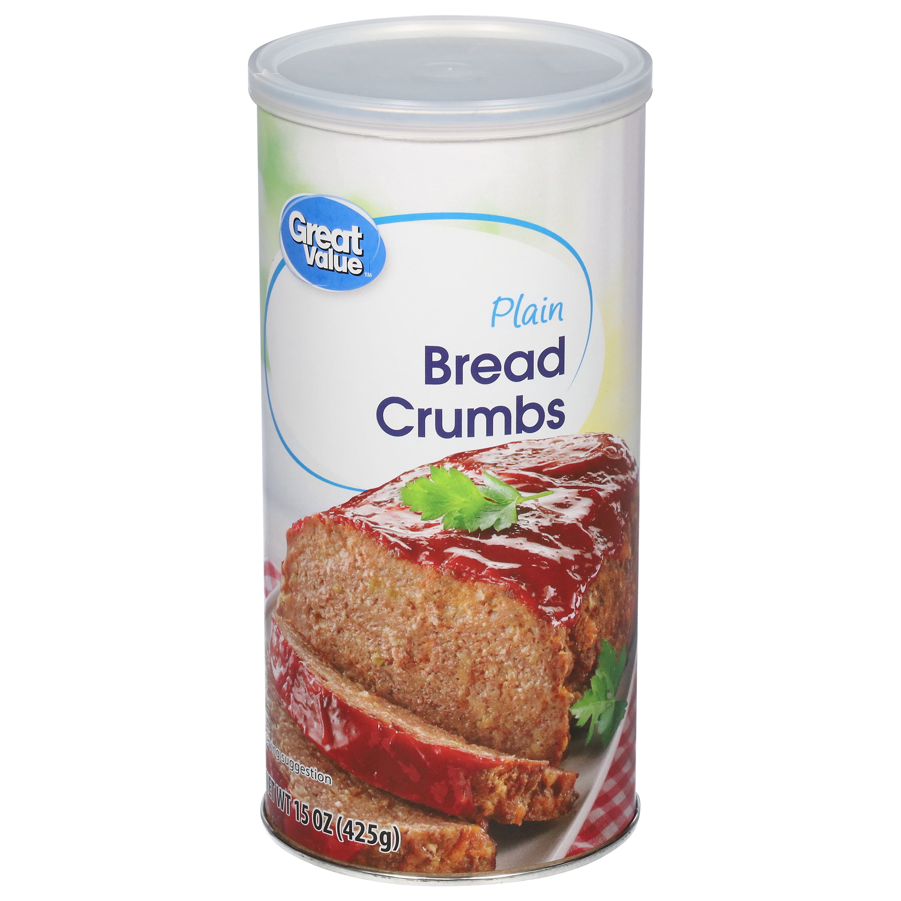 Great Value Plain Bread Crumbs, 15 oz