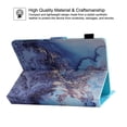 thumbnail image 5 of Universal Case for 7 inch Tablet, GSFY Stand Folio Protective Cover for 7.0 Inch Touchscreen Tablet with Multiple Viewing Angles Document Card Pocket - Ocean Marble, 5 of 7