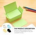 thumbnail image 5 of Raindrops Graffiti Cards for School Use Assorted Color Paper Lightweight Portable Memo Cards with Simple Design 4 Boxes 360pcs, 5 of 8