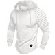 thumbnail image 3 of MHFRRA Sudadera con Capucha, Cálida y Cómoda, Informal, de Manga Larga, para Exteriores, Deportiva, Suave y Acogedora, para Invierno Blanco, 3 of 3