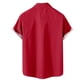 thumbnail image 2 of Camisas s Para Hombre Manga Corta Camisa de manga corta con estampado digital 3d de ocio de tendencia de moda de playa de turismo de vacaciones de verano para hombres (Hot Pink, XS), 2 of 6