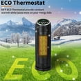 thumbnail image 5 of Segmart 1500W Electric 3 Speed PTC Ceramic Space Heater for Small Rooms, 5 of 10