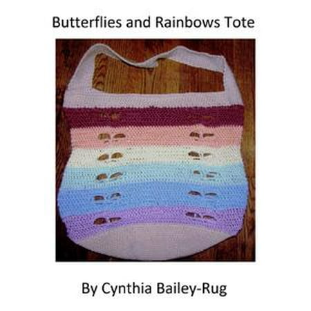 - Butterflies and Rainbows Tote Crochet Pattern - eBook