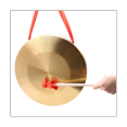 thumbnail image 1 of 15,5cm Gongs et Tambours de 6 Pouces Instruments de Percussion Folk pour Performance Extérieure, 1 of 5