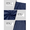 thumbnail image 7 of NKZNKZ Mens Cotton Linen Pants Elastic Waist Linen Men Pants Drawstring Loose Casual Lightweight Summer Beach Pants White XXXL, 7 of 7