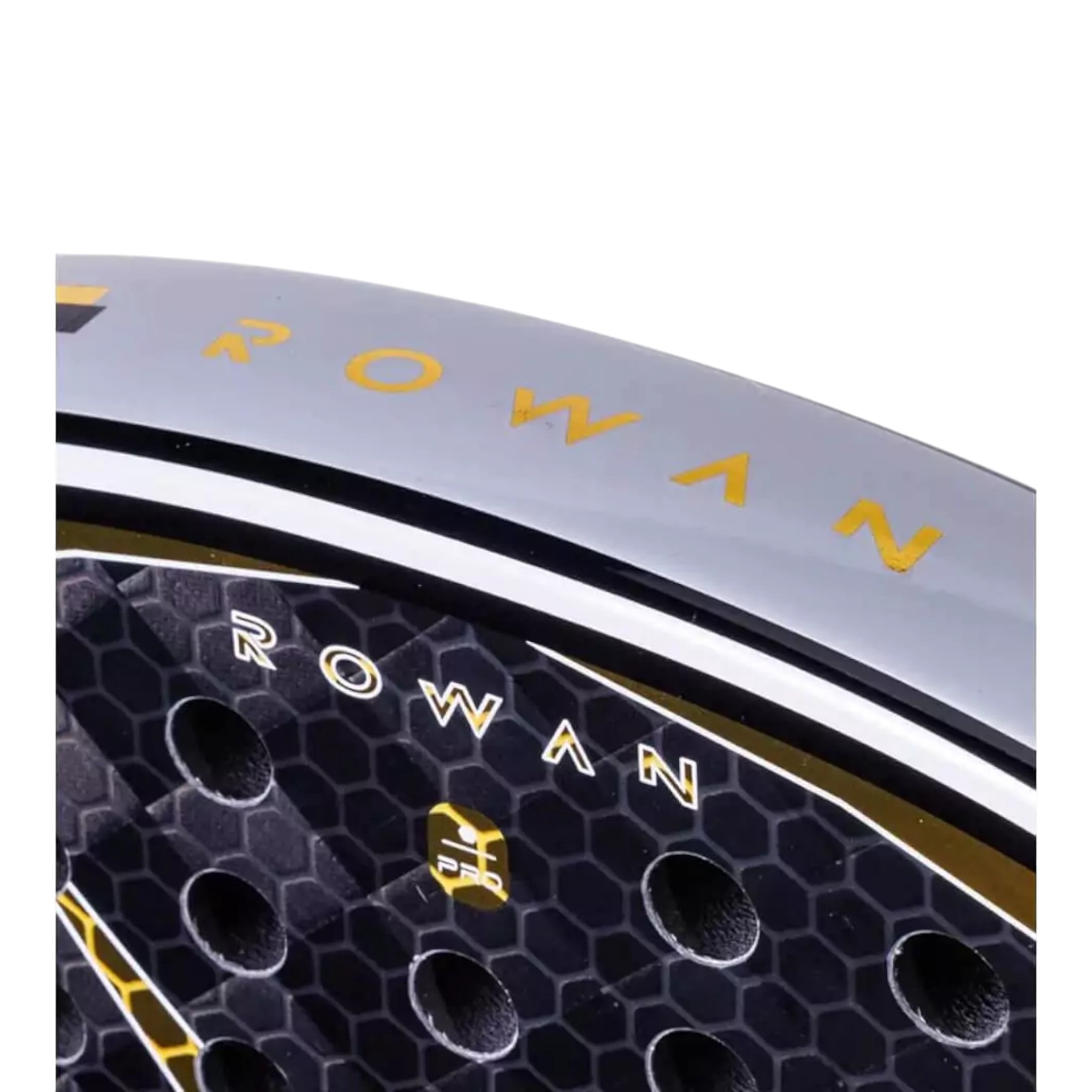 Heroe's Brand Sport ROWAN Tito Allemandi 2025 Pro Padel Racket with 18K Textream Carbon Silver Diamond Shape