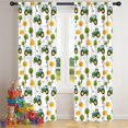 thumbnail image 5 of Blackout Kids Curtains,Cartoon Tractors Hay Bales White Pattern Childrens Insulated Curtains Set Of 2,Bedroom Essentials,Toddler Room Decor 42"x84", 5 of 5