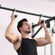 thumbnail image 3 of Banda de resistencia de metal con mango de gancho y agarre para entrenamiento de fuerza. Barra de dominadas. PC 1, 3 of 7