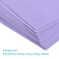 thumbnail image 4 of Uxcell Colored Copy Paper 8.3x11.7" 80gsm Light Purple 25 Sheets, 4 of 6