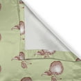thumbnail image 5 of Ambesonne Fruits Grommet Curtain, Vintage Stalks Leaf Fruit, 50" x 84", Pale Green Brown, 5 of 6