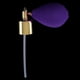 thumbnail image 4 of Botella de perfume de cristal con tapa dorada con atomizador de spray corto Tupe de 18 mm para de mujer Púrpura, 4 of 7
