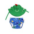 thumbnail image 1 of ZOOCCHINI - Swim Diaper + Sun Hat Set - Dino &Friends 12-24M, 1 of 1