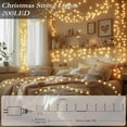 thumbnail image 2 of Soagrc 66FT 200 LED Christmas String Lights, Bright Warm White String Lights with 8 Modes, Durable Waterproof Design for Indoor Outdoor Tree Decor, Timer Included, 2 of 8