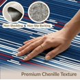 thumbnail image 6 of ODIKA 8'x10' Washable Area Rug Non-Slip Chair-Friendly Mat Striped Border Southwestern Stripes Nested Geometric Mudroom for Dining Room, Large Office, Lounge, 6 of 7