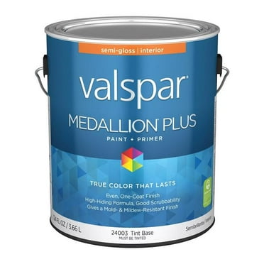 Valspar 028.0024003.007 1 gal Medallion Plus Acrylic Latex All Purpose Paint & Primer, Tint - Pack of 4