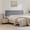 Gray-velvet, variant on Tufted Upholstered Twin Size Bed Headboard in Modern Button Design, Adjustable Solid Wood Head Board, Premium Linen Fabric Padded Headboards in Bedroom (Dark Grey)