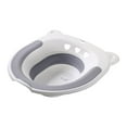 thumbnail image 2 of Milaget Siège de Toilette Pliable Universel pour Toilettes pour Traitement Périnéal Gris, 2 of 9