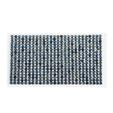 Dark Blue Crystal - Dark Blue 5mm Round Self Adhesive Bling Crystal Rhinestone Decorating Stickers