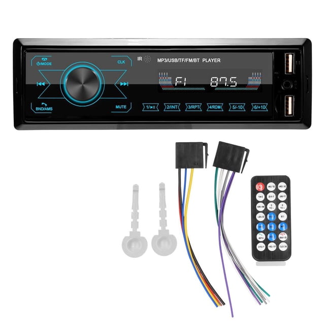 Riwesomey Receptor de Audio para coche con pantalla táctil estéreo para coche M10, bajo consumo de energía, Radio para coche, conexión Bluetooth con Paneles de instrumentos para automóviles