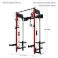 thumbnail image 3 of Power Rack Empotrado Plegable Gimnasio Multifuncional Poleas, 3 of 9