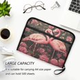 thumbnail image 6 of WOBOGO Ragged Pink Flamingos Expanding File Folder Letter Size Accordion Filing Organizer 13 Pocket Separate Organ Pocket, 6 of 7