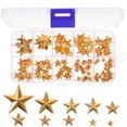 thumbnail image 1 of 150pcs DIY Leathercraft Star Rivets Metal Studs Rivets Decorative Rivets, 1 of 8