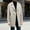 Beige, variant on YLSDY Trench Coat Men Notched Collar Double Breasted Pea Coat Fall Winter Fashion Overcoat Plus Size Mid Long Wool Peacoat Beige XXL