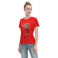 thumbnail image 4 of T-Shirt Basique à Manches Courtes pour Femme une Pièce Robin, 4 of 6