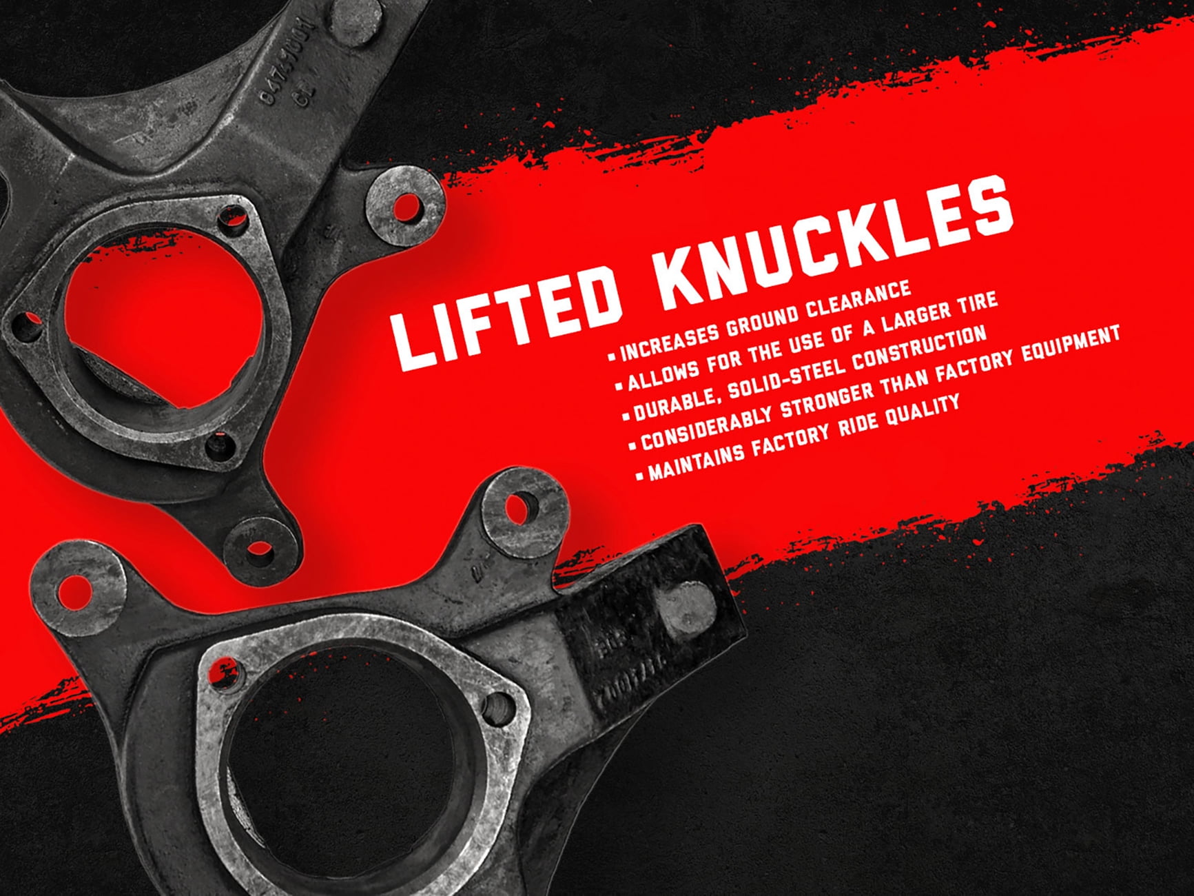 Rough Country 7.5" Lift Kit (fits) 2011-2019 Chevy Silverado GMC Sierra 2500 3500 HD | N3 Shocks | Knuckle NTD | 253X