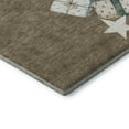 thumbnail image 3 of Addison Rugs Mayfield Premium Machine Washable Transitional Holiday Brown Runner Rug, 2'3" x 7'6", 3 of 6