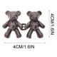 thumbnail image 2 of Cute Bear No-Sew Waist Button, Jean Buttons Pins For Loose Jeans Waist Button, No Sewing Required, Waist Tighten Metal Waist Button Pin For Jeans, 2 of 4