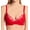 Red / Pink, variant on Women's Pour Moi 20112 Gigi Plunge Non Padded Underwire Bra (Red/Pink 32FF)