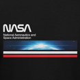 thumbnail image 3 of Teelocity NASA Futuristic Logo Graphic T-Shirt (Medium, Black), 3 of 4