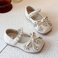 thumbnail image 4 of LvhaoGJOB Mary Jane Flats for Kids Elegant Style mary jane flats Comfortable Fit kids mary jane flats Flexible Flat Sole girls shoes All Season Special Occasions Footwear, 4 of 6