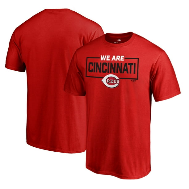 Cincinnati Reds Fanatics Branded We Are Icon T Shirt Red Walmart Com Walmart Com
