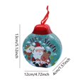 thumbnail image 2 of Christmas Bell Storage Box Cute Colorful Tinplate Storage Box Christmas Tree Pendant Gift Case Bell Holder Christmas Decoration, 2 of 5
