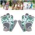 thumbnail image 4 of Guantes de Ciclismo LHCER para niños Medio dedo Verde 1 Par, 4 of 7