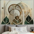 thumbnail image 2 of Nawypu Abstract Tropical Mid Century Tapestry Boho Leaves Modern Geometric Minimalist Plant Wall Hanging Aesthetic Bohemian Botanical Home Decor Art for Living Room Bedroom Dorm, 2 of 6