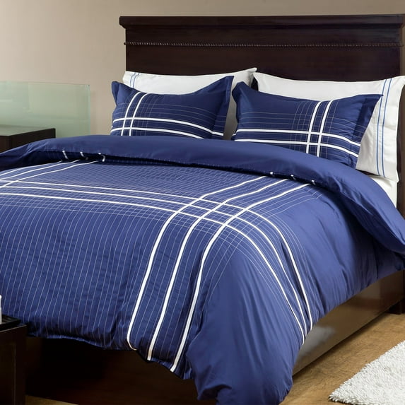 DUVET SET OF 3 PCS - DUVET COVER AND TWO KING SHAMS