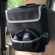 thumbnail image 4 of Organizador de papelera colgante para el respaldo del asiento del automóvil | Caja y bolsa de almacenamiento de tela plegable | Gran capacidad | 3 bolsillos de malla | Para coches, todoterrenos, 4 of 8