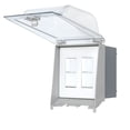 thumbnail image 3 of EFDOWPW-Eurofase Heating-Dual Duplex Switch Weatherproof Surface Mount and Gang Box - 20 Amp Per Pole-White Finish, 3 of 3
