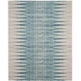 thumbnail image 3 of SAFAVIEH Evoke Keisha Abstract Aztec Area Rug, Ivory/Turquoise, 8' x 10', 3 of 7