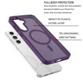 thumbnail image 6 of Tekcoo for Samsung Galaxy S25 FE Case, Compatible with MagSafe Military Grade Drop Protection Magnetic Rugged Cover Translucent Back Shockproof Cell Phone Case for Galaxy S25 FE 6.7" - Purple, 6 of 9