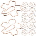 thumbnail image 1 of 36pcs Creative Paper Clips Sakura Design Metal Bookmark School Office Accessories, 1 of 8